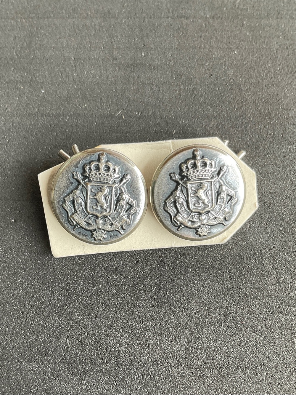 Vintage La Mode Shank Buttons , set of 2